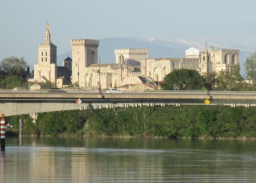 Trajet du retour entre Arles et Avignon avec le Mireio