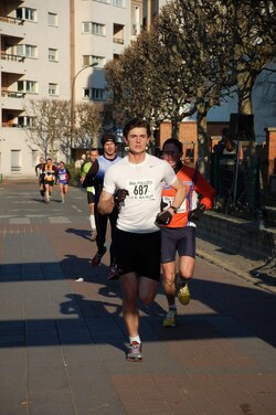Jean Perez, 10km de Malakoff, 34'55" Samedi 04 février 2012