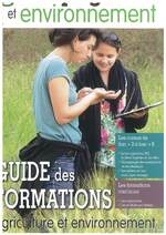 Guide des formations  agriculture et environnement