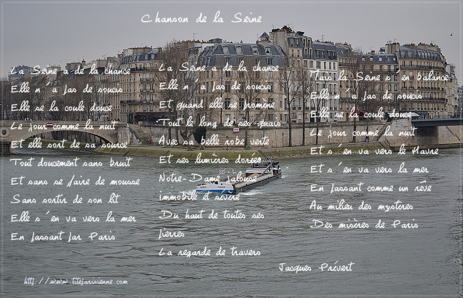 La seine a rencontre paris ivens