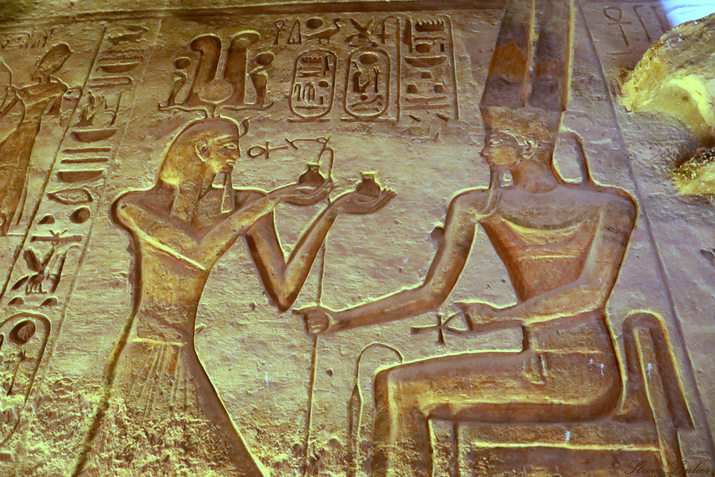 Petit temple d'Abou Simbel dédié à Néfertari, Egypte