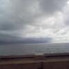 Retour de St Denis, vue du littoral...les gros nuages avancent encooore !!