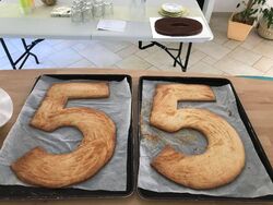 Number Cake ou gâteau chiffre
