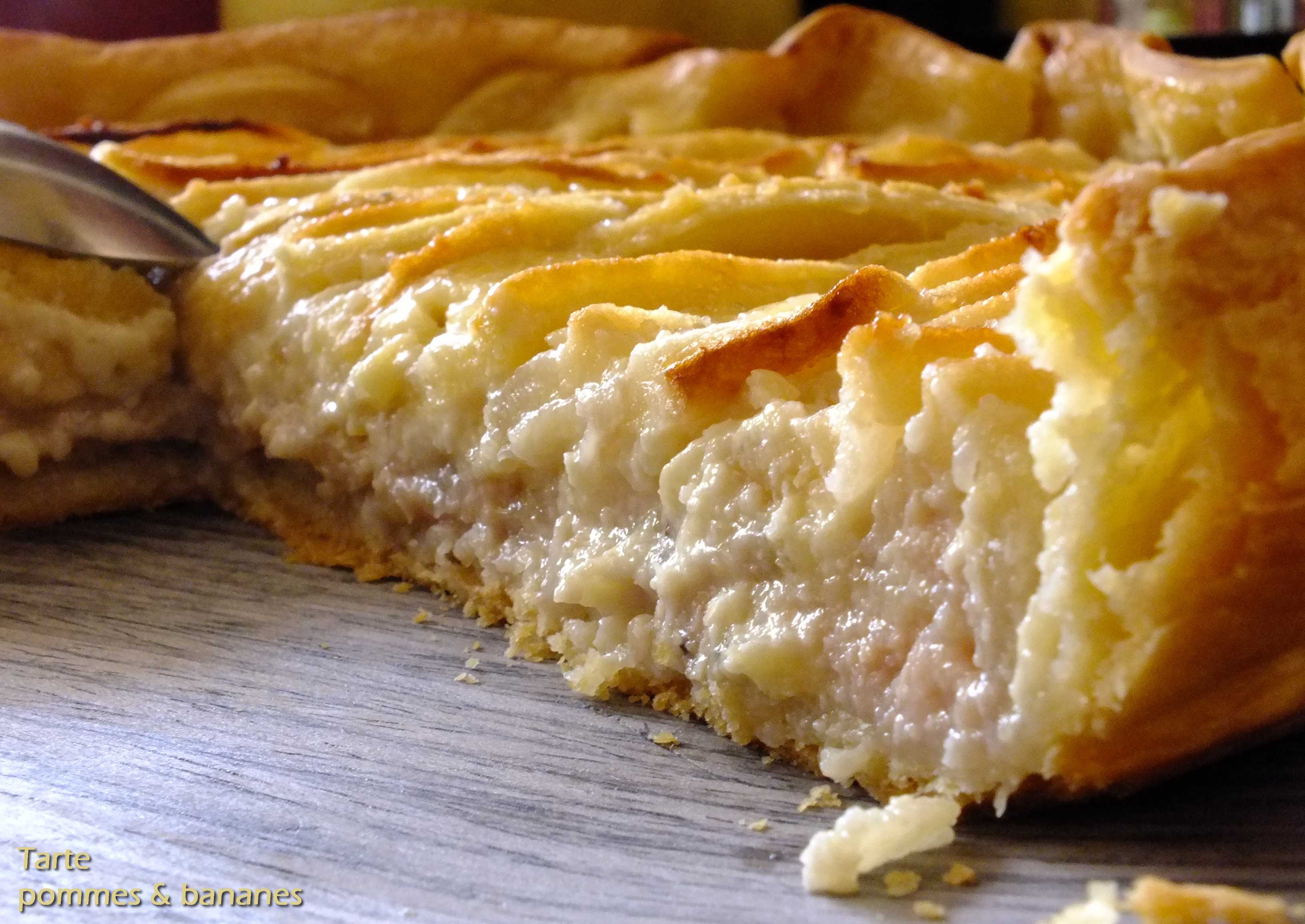 Tarte Pommes Bananes La Cuisine De Seve