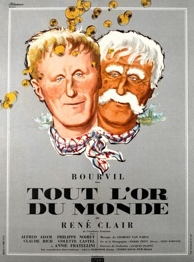 TOUT L'OR DU MONDE - BOX OFFICE BOURVIL 1961