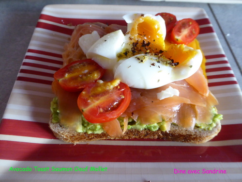 Des Avocado Toasts Saumon Oeuf mollet