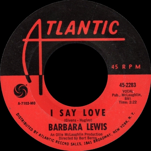 Barbara Lewis : Album " Baby , I'm Yours " Atlantic Records SD 8110 [ US ]