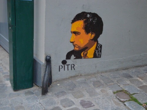Pitr Sacher Masoch Montmartre street-art