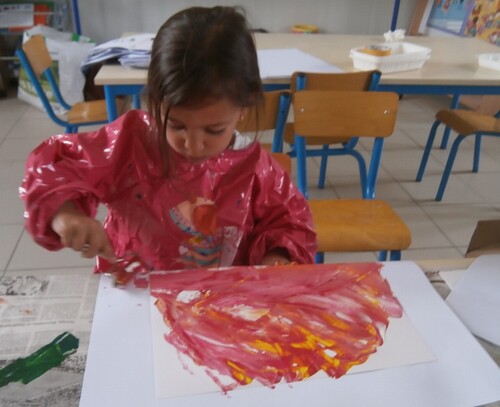 Les MS GS préparent la fête des parents