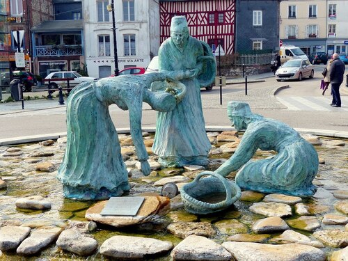 Fin de la visite du jardin des sculptures