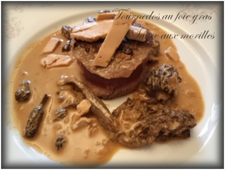 Tournedos sauce aux morilles et foie gras - Le Cahier de Recettes de Patou