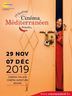 Affiche Festival Cinéma Méditerranéen Bruxelles 2019