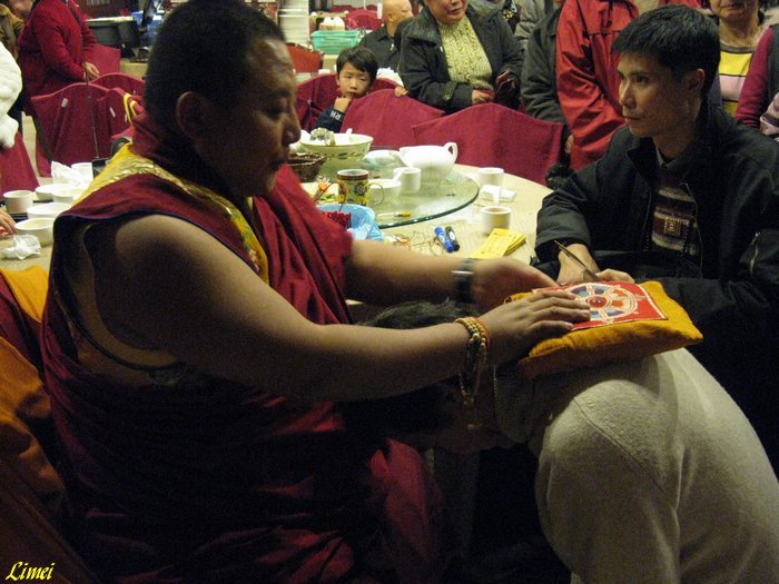 Nouvel an 2008 en Chine avec un Lama