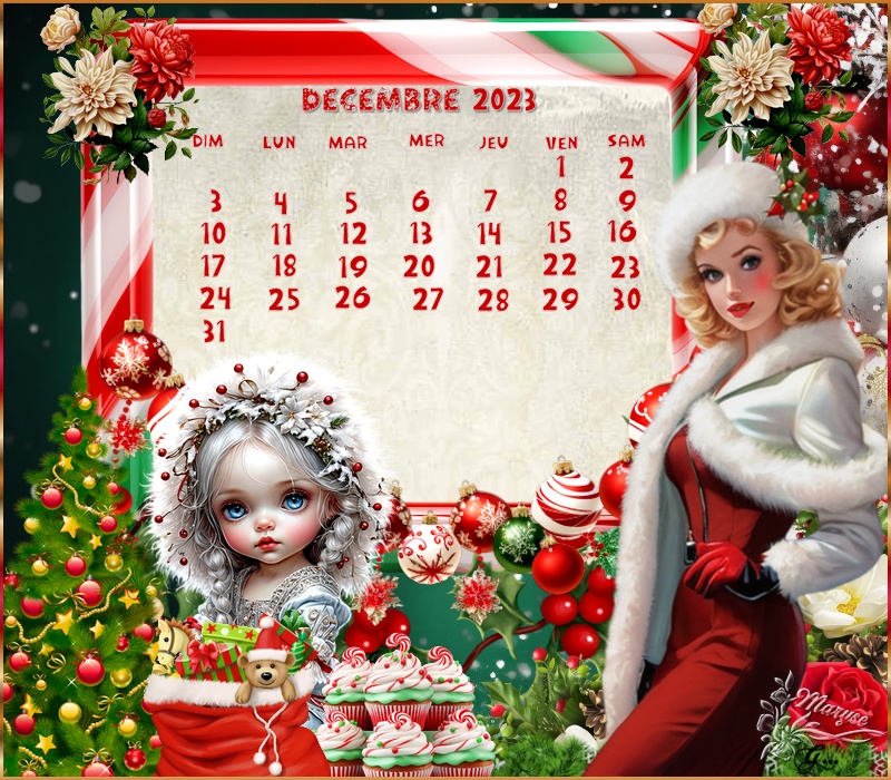 Calendrier decembre