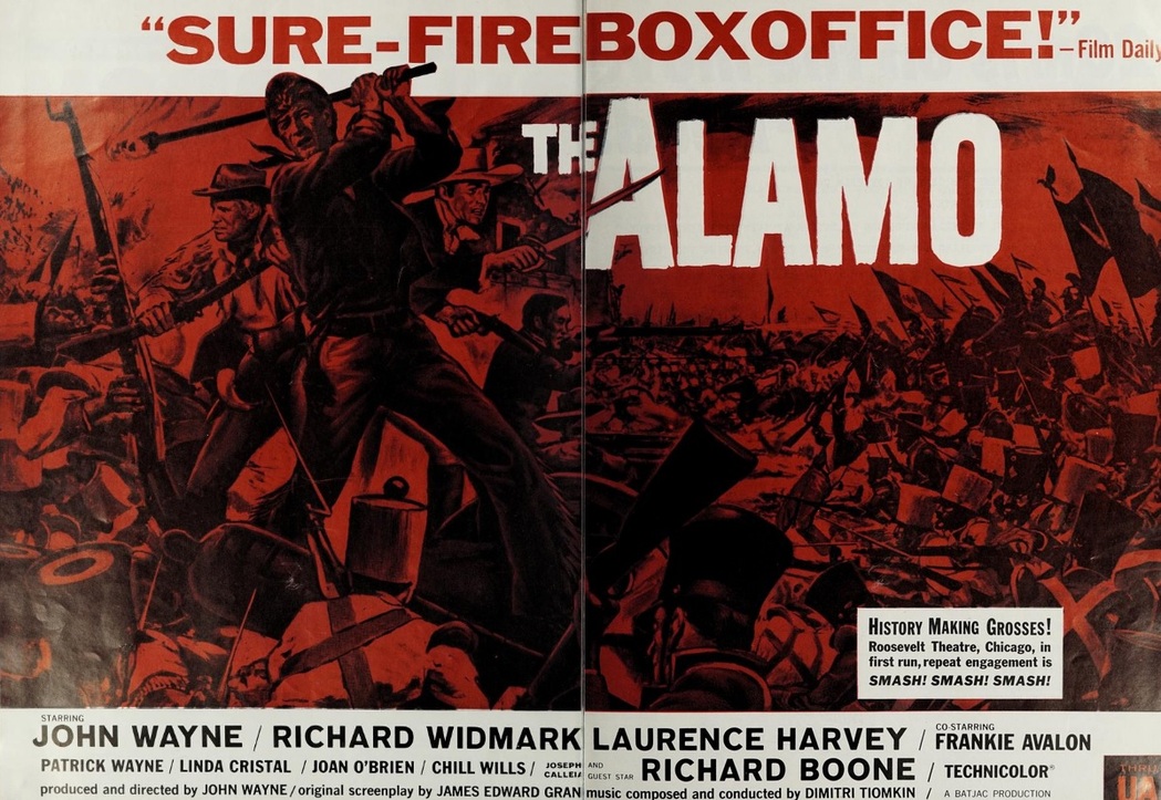 THE ALAMO BOX OFFICE USA 1960