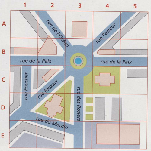 Le plan de la ville