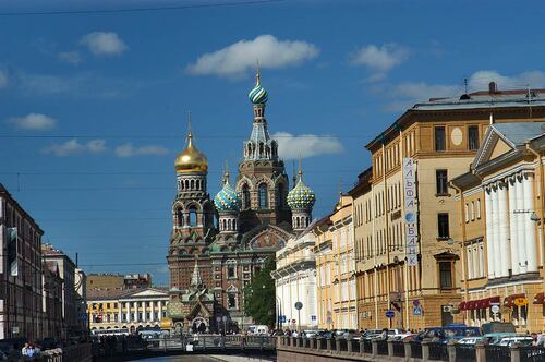 Croisière Russie- N°2- St Petersbourg- jour 1 - Cathédrale St Sauveur du sang versé.