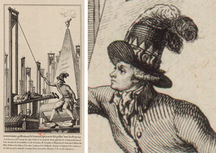 Résultat de recherche d'images pour "eau forte robespierre 1793"