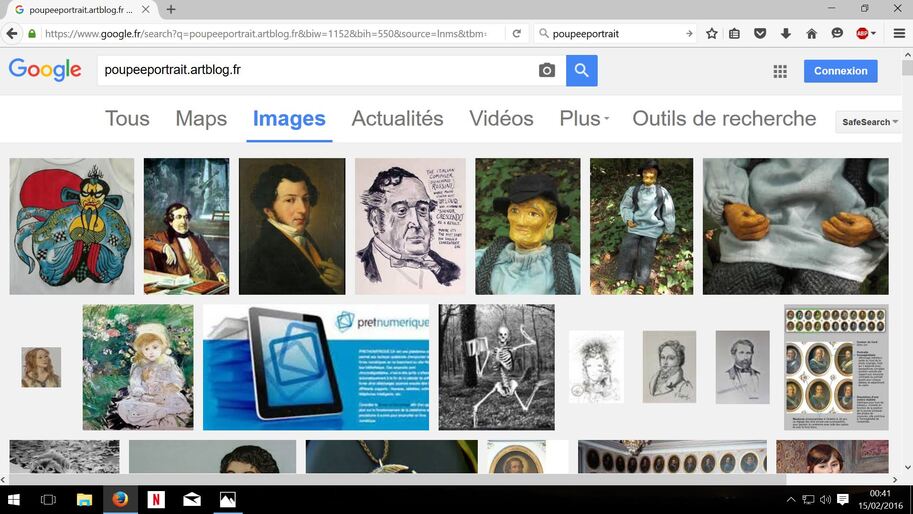 Google, moteur de recherches par image "poupeeportrait"