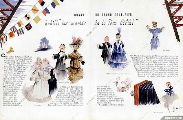 Les Mariés de la tour Eiffel, par Cocteau et Les Six. – Les Passeurs