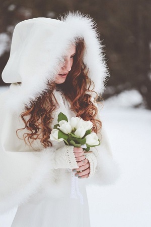 rousse fleur neige Janvier