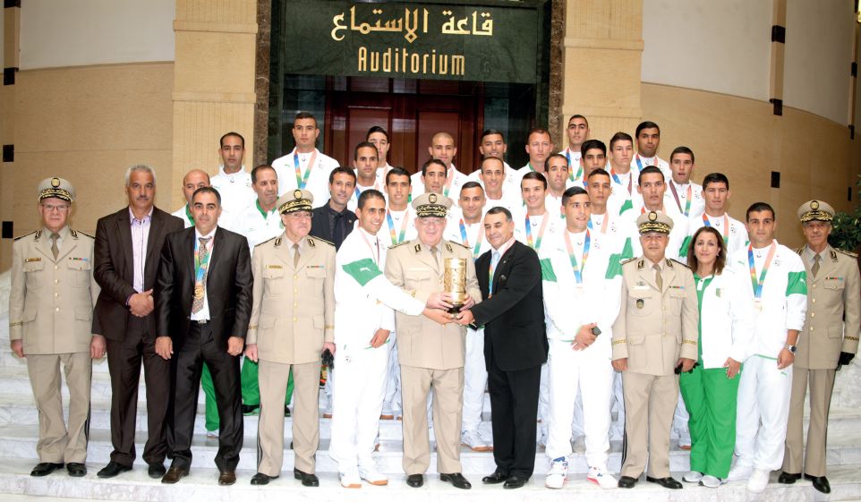 29.9.2015 en corée du sud jeux mondiaux militaire EN-Qatar 2-1 avec Abid
