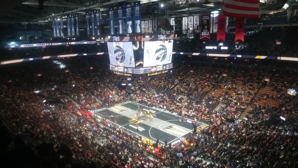 Long Weekend in Toronto - First Day: Epic Train Ride and Toronto Raptors on November 24th 2023