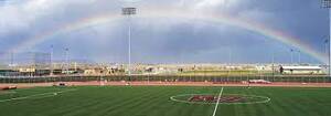 season rainbow soccer stadium rainbow