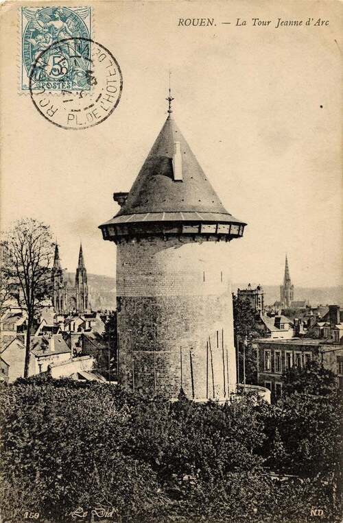 Tour Jeanne d'Arc à Rouen (Seine-Maritime)