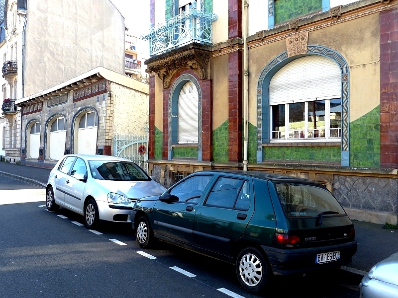 L'immeuble Villeroy & Boch rue Charles Pêtre à Metz...