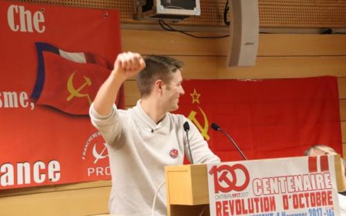 GRAND SUCCES du MEETING du P.R.C.F. commémorant la REVOLUTION D’OCTOBRE (5/11/2017)