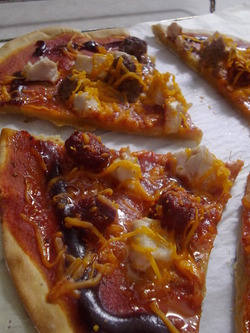 Pizza BBQ { Version Cannibale}