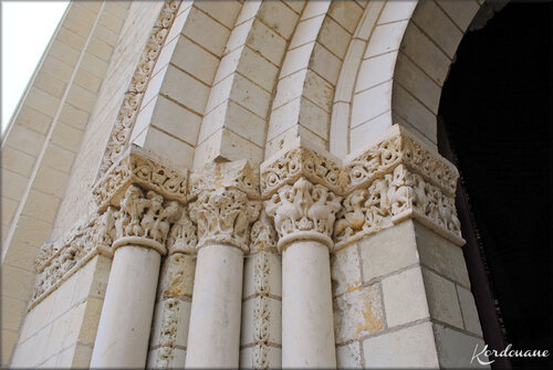 Photos de l'entrée de L'Abbaye de Fontevraud