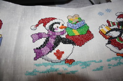 Frise de pingouins motif 2.