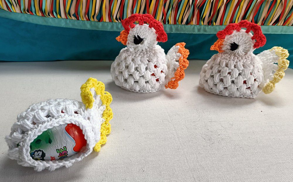 Trois petites poules pour trois petites filles... 