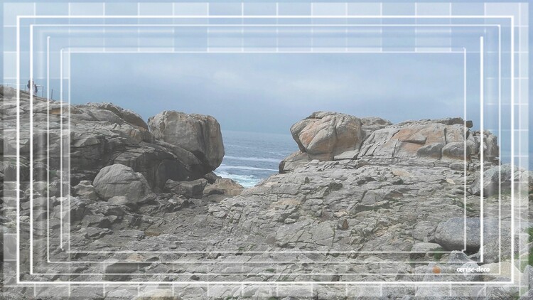 ciel gris sur le finistère sud saint guénolé