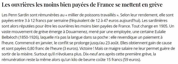 Dossier sur "La lutte des Penn Sardines en Bretagne "