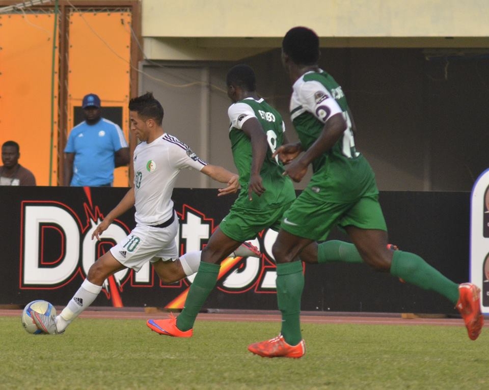 Samedi 5-12-2015 CAN U23 EN-Nigéria 0-0 Qualifié pour les demis
