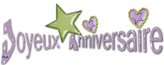 Texte création anniversaire