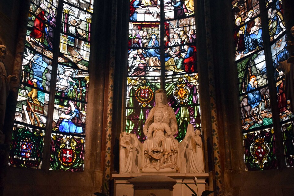 J1 - Bourges - La cathédrale St Etienne - Les vitraux