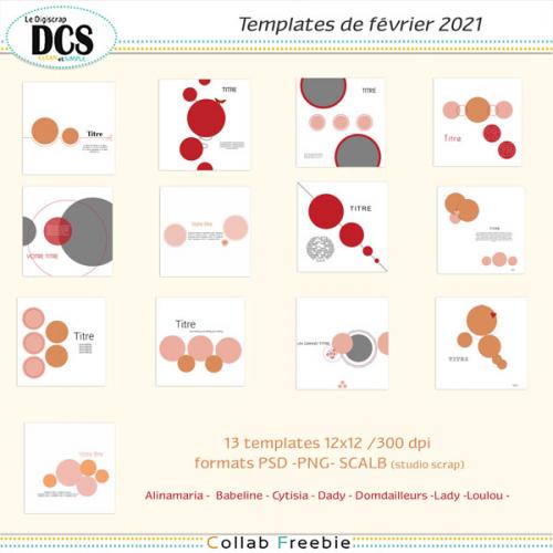 Templates DCS de Février 2021