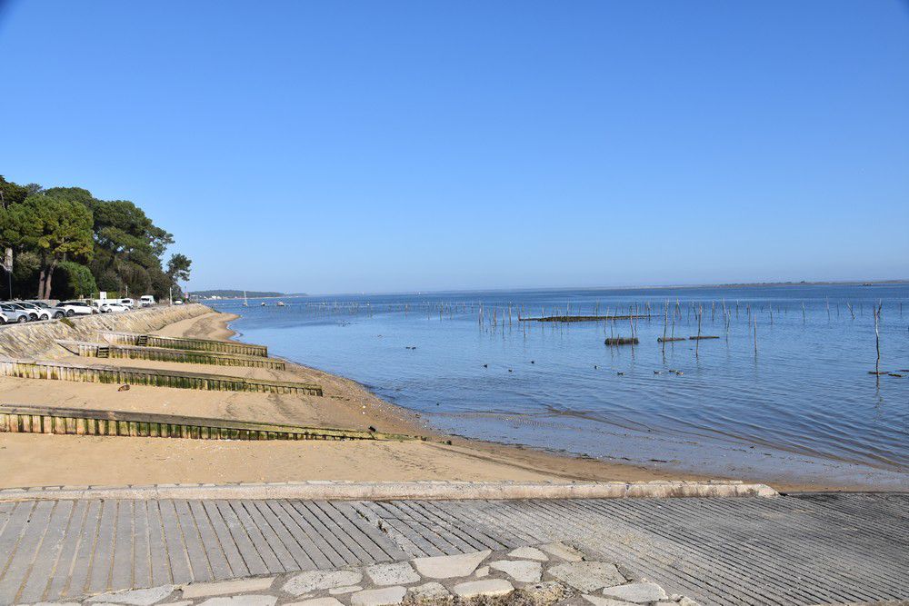 Le Bassin d'Arcachon, vu du village de l'Herbe - janvier 2024...