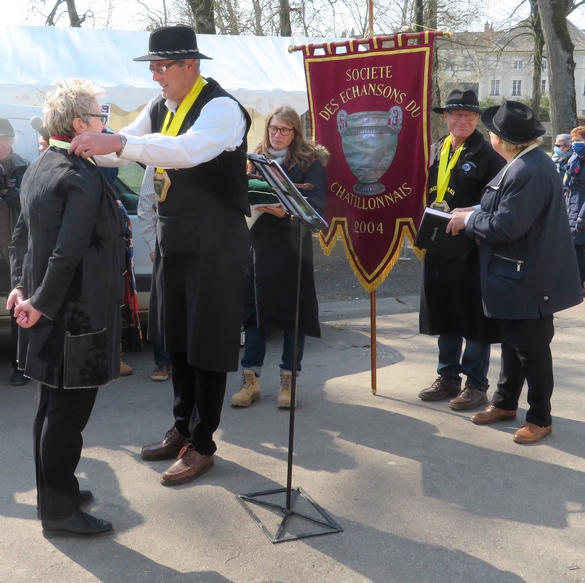 Lors de la fête du Crémant, quatre conféries ont intronisé des Châtillonnais...