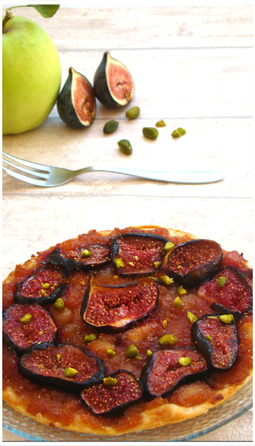 TARTE FINE AUX FIGUES ET AUX POMMES