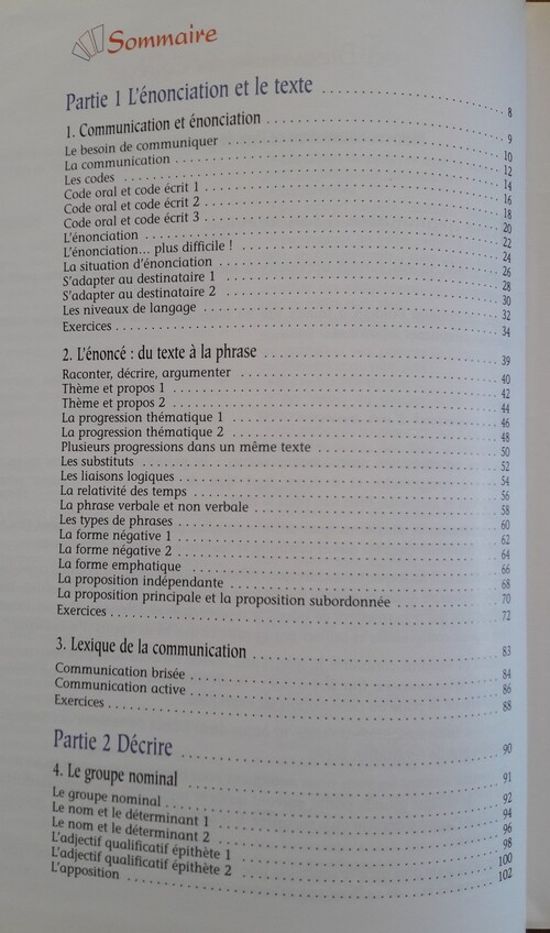 Grammaire pour lire et écrire 6è (Delagrave, 1996)