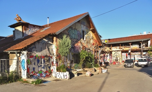 Le quartier des Alternatifs  à Ljubljana en Slovénie (photos)