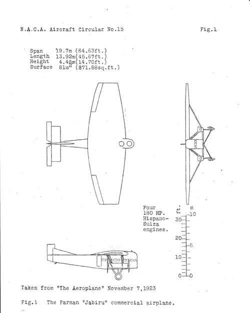 FARMAN "JABIRU" F.3.X.          au 1:100