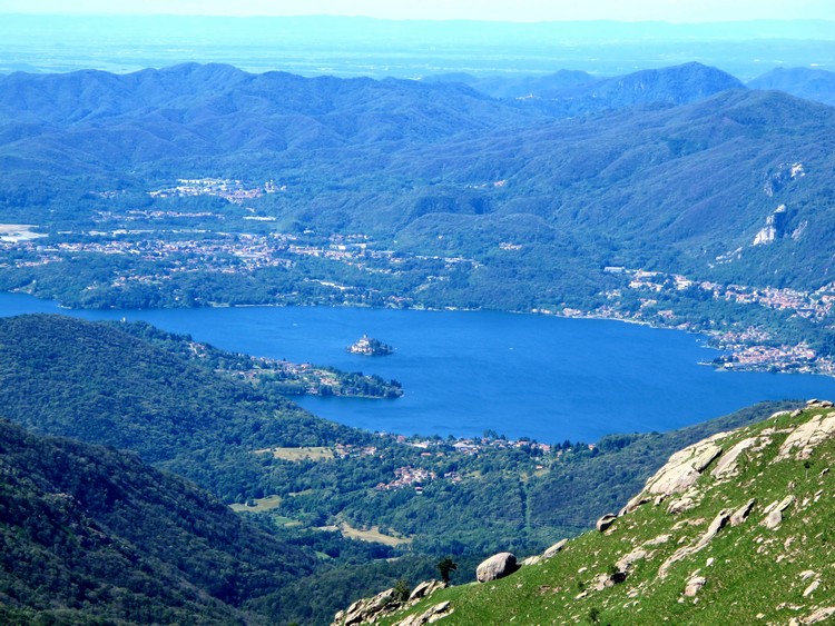 Lac d'Orta depuis le Mottarone