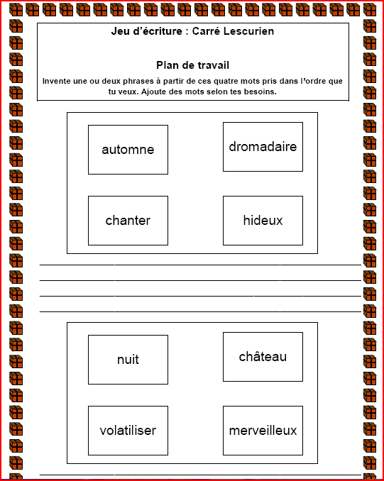 écriture poétique deuxième partie