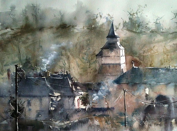 Aquarelles de : Jean Luc Decron